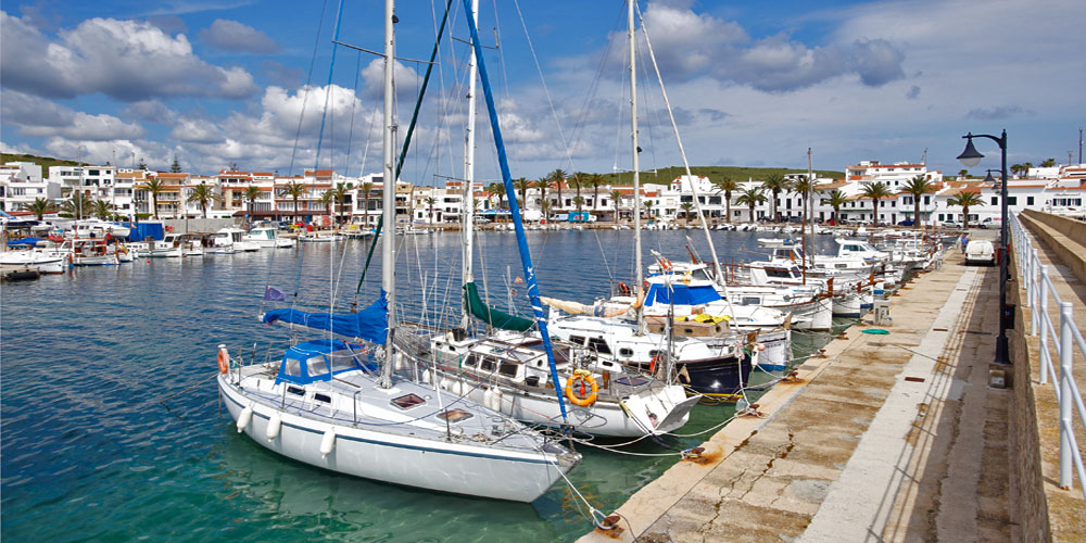 Blauwasser_Menorca_Fornells_Hafen