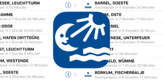 Gezeiten: Offizielle Gezeitenberechnungen für unterwegs (Gezeiten-App)