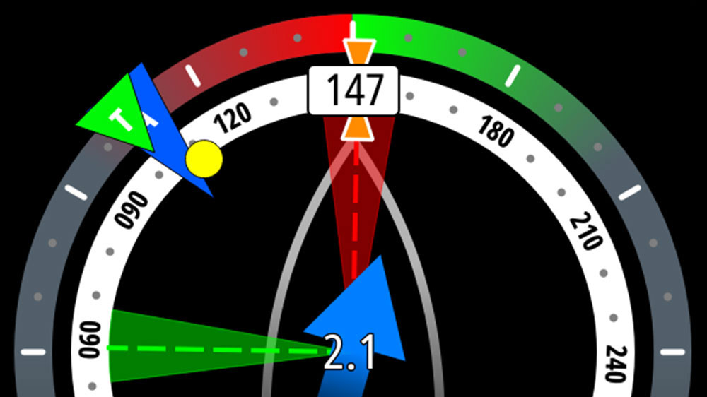 blauwasser_bandg_zeus_sailsteer_ausprobiert_ansicht_laylines_gruen