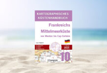 Kartografischer Hafenführer Frankreichs Mittelmeerküste