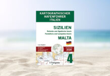 Kartografischer Hafenführer Sizilien und Malta