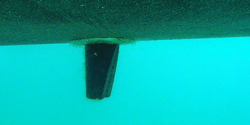 blauwasser_echolot_panoptix_geber_im_wasser