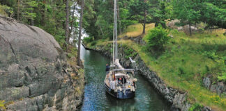 Segeln Schweden: Der Draget-Kanal bei Nynäshamn