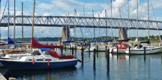 Hafen/Marina Kongebro in Middelfart (Dänemark)