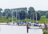 Hafen/Marina Borsfleth (Elbe/Deutschland)