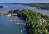 Hafen/Marina Skansholmen Campingplatz (Schweden)