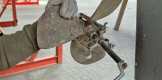Foto-Anleitung: Schiffsschraube/Propeller abbauen/wechseln