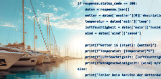 Törnplanung mit künstlicher Intelligenz (KI) beim Segeln