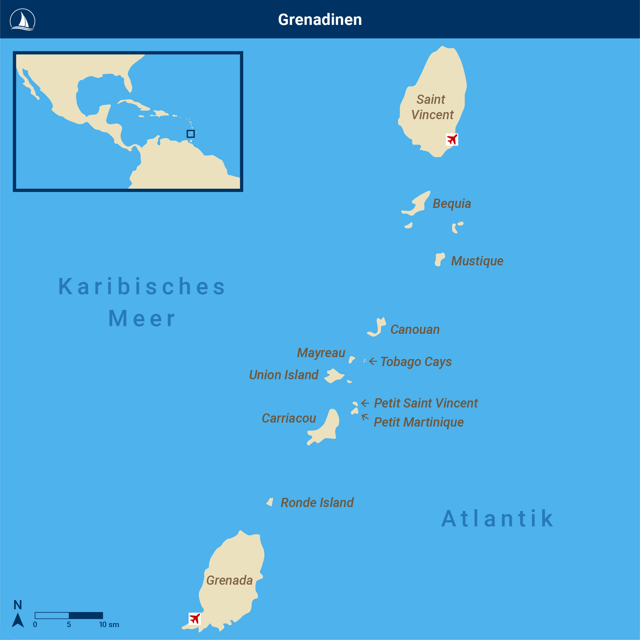 blauwasser_revier_karibik_grenadinen_segeln_karte