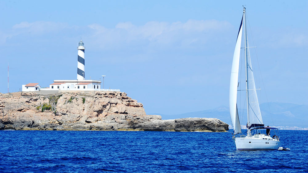 Punta de Cala Fguera, Mallorca, Spanien