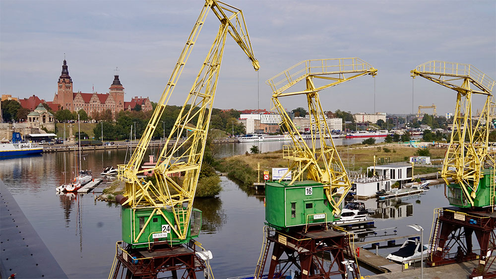 blauwasser_revierinformation_tipps_ostsee_polen_stettiner_haff_stettin_kraene