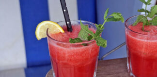 Rezept: Erfrischender Cocktail aus Wassermelone und Rum