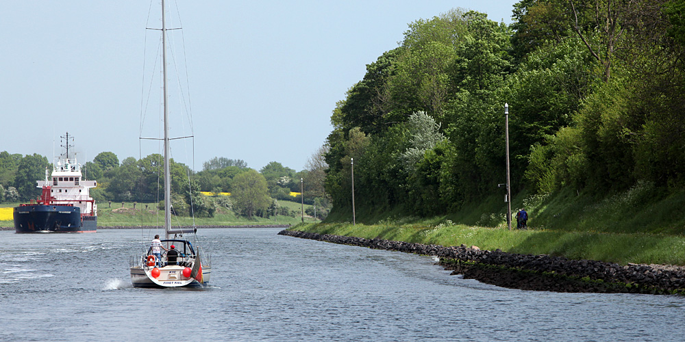 frachter-Sog-nord-ostsee-kanal